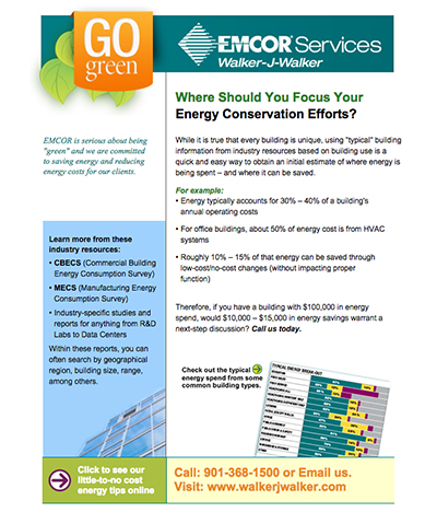 Where You Should Focus Your Energy Conservation Efforts